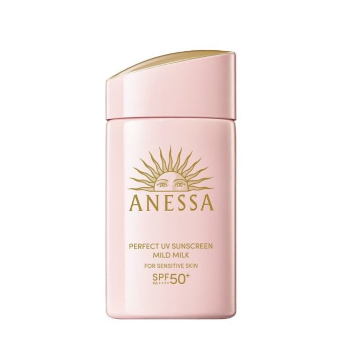 Солнцезащитное молочко для чувствительной кожи SPF 50 — Shiseido Anessa Perfect UV Mild Milk Sensitive skin SPF 50+/PA++++