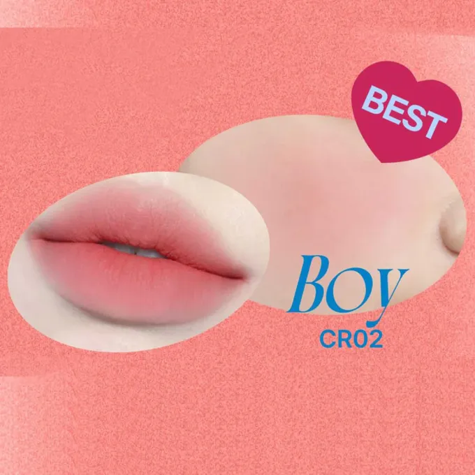 Вельветовый бальзам для губ и щёк — fwee Lip&Cheek Blurry Pudding Pot (CR02 Boy)