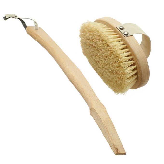 Отшелушивающая щетка для тела средней жесткости — Hydrea Professional Body Brush with Natural Bristles